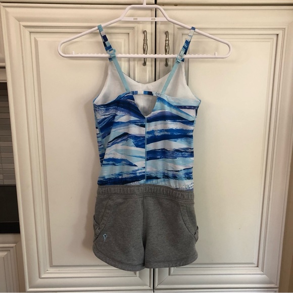 SIZE 6 - RARE Ivivva by Lululemon Camp Hardly Wait jumpsuit / romper - Picture 7 of 12